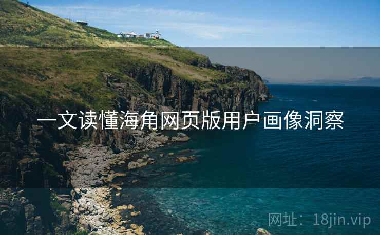 一文读懂海角网页版用户画像洞察