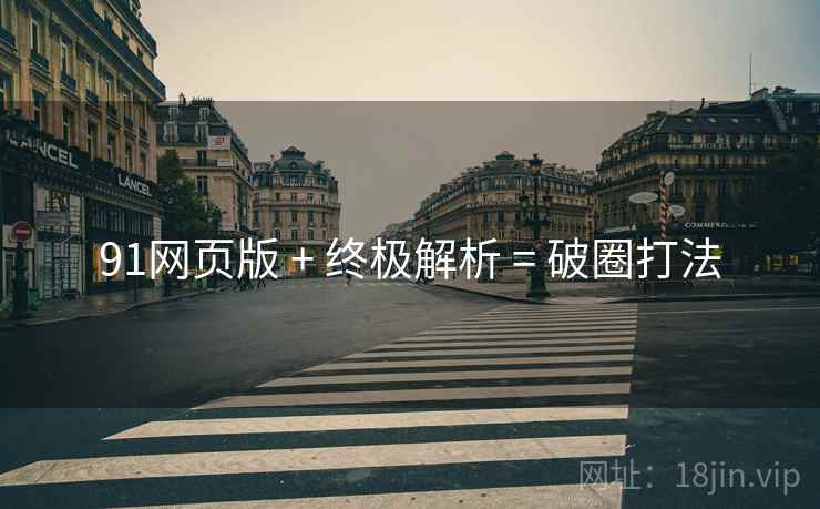 91网页版 + 终极解析 = 破圈打法
