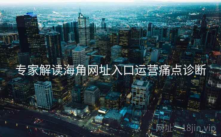 专家解读海角网址入口运营痛点诊断